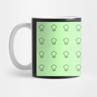 Popcorn Print with Pastel Green Background Mug